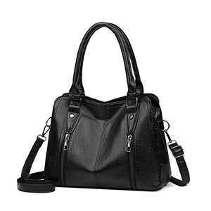 Bolsos de Mensajera para Mujer, de Color Sólido, Gran Capacidad, Bolsos de Mano de Cuero PU, Bolso Tipo Bandolera - Product Image 6