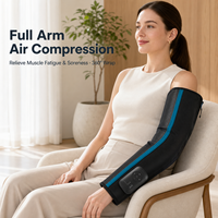 Pompe à air vibrante pour bras, compression thermique, masseur de bras, machine de massage des bras, pour deux bras