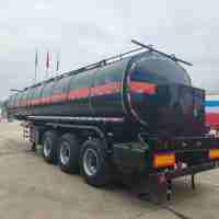 Meilleure qualité 45cbm réservoir de transport de bitume semi-remorque réservoir de carburant semi-remorque