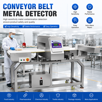 Detektor Logam Profesional untuk Konveyor Belt, Peralatan Deteksi Kontaminasi Logam Asing Presisi Tinggi