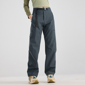 Pantalones de <span class=keywords><strong>Senderismo</strong></span> Deportivos Casuales Desmontables para Hombre, Resistentes al Viento, Impermeables, de Forro Polar y Gruesos para Esquí - Product Image 6