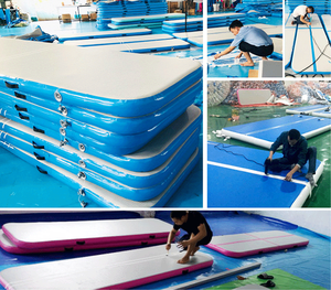 Colchoneta hinchable para gimnasio, pista de aire para saltar, Yoga, baile, 3M - Product Image 3