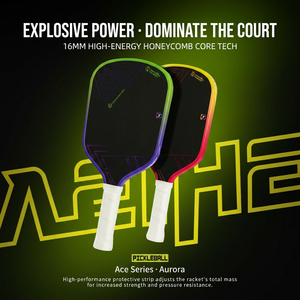 Pala de Pickleball de Primera Calidad con Superficie Texturizada de Alta Fricción, Núcleo de Panal de Abeja de 16 mm para Jugadores Avanzados, Control Extremo del Efecto - Product Image 3