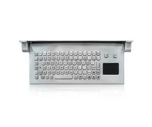 IP68 industrial stainless steel keyboard wall mount kiosk keyboard