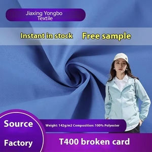 142Gt400 Micro-élastique tricoté veste tissu <span class=keywords><strong>Parka</strong></span> coupe-vent avec polyester salopette pantalon coton tissu cassé carte conception - Product Image 2