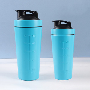 Personalized 20oz 591ml Fitness Insulated <b>Bottle</b> For Gym Double Wall Stainless Steel <b>Protein</b> Shaker <b>Bottle</b> With Compartment - Product Image 4