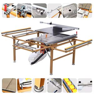<span class=keywords><strong>Sierra</strong></span> <span class=keywords><strong>circular</strong></span> eléctrica portátil sin polvo para carpintería, máquina de corte de MDF, herramientas de <span class=keywords><strong>sierra</strong></span> de mesa deslizante de doble hoja - Product Image 2