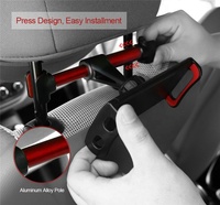 Lazy Bracket Dudukan Malas Dudukan Ponsel Tablet Belakang Kursi Mobil untuk Pemegang Tablet EBook DVD GPS 4-11 Inci
