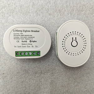 Interruptor Inteligente Tuya Mini Zigbee 16A, No Requiere Cable Neutro, Compatible con Control Bidireccional, Funciona con Alexa, <span class=keywords><strong>Google</strong></span> Home y la Aplicación Smart Life - Product Image 1