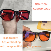 Lunettes anti-lumière bleue tendance mondiale pour le sommeil, réduisent de 99 % la fatigue oculaire, anti-radiation pour les joueurs PC/console, verres rouges anti-lumière bleue