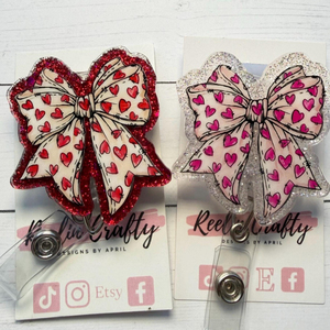 Porta-credenciales personalizado con diseño de ganso de San Valentín y lazo, para enfermeras, regalo para trabajadores de la salud, credencial bonita para la salud <span class=keywords><strong>mental</strong></span> - Product Image 4