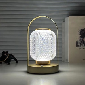 Portable Modern LED Table Lamp Stepless Dimmable Touch Control Rechargeable Battery-Powered Metal Construction for Bedside - Product Image 2