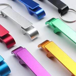 おしゃれなカスタムロゴ栓抜きキーホルダープロモーションお土産ギフト金属キーリング - Product Image 3