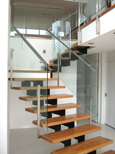 CBMmart Nouvelle <span class=keywords><strong>Escalier</strong></span> Intérieur Moderne en Métal Personnalisé à Monopoutre Droite, Design Blanc - Product Image 6