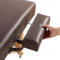 Table de massage portable, lit pour extensions de cils, chaise de tatouage pour spa corporel, lit de salon réglable en hauteur avec repose-tête