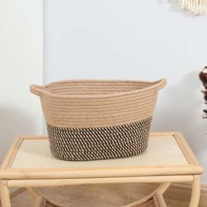 <span class=keywords><strong>Panier</strong></span> séparateur <span class=keywords><strong>de</strong></span> <span class=keywords><strong>linge</strong></span>, <span class=keywords><strong>panier</strong></span> à cadre métallique, <span class=keywords><strong>panier</strong></span> en osier fait à la main, <span class=keywords><strong>panier</strong></span> <span class=keywords><strong>de</strong></span> rangement en jonc <span class=keywords><strong>de</strong></span> mer tissé avec poignées - Product Image 2