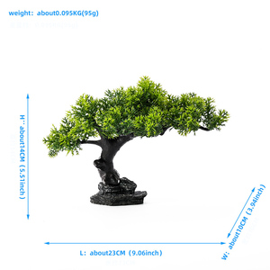 ของตกแต่งรูปตู้ปลาจำลองใหม่ต้อนรับต้นสนตกแต่งภูมิทัศน์ตู้ปลา - Product Image 6