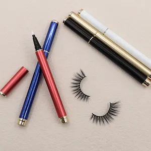 New Patent 2022 Easy to Apply Waterproof Private Label Customized Box Eye Lashes Eyelashes Magnetic Eyeliner Pen