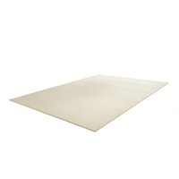 Alfombra Moderna Manemi de Tejido Plano Chevron, Polipropileno, Pelo Fino, Rectangular, Antideslizante con Base de Goma, Lavable, para Sala de Estar