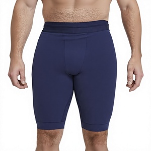 Shorts de compression personnalisés pour hommes en polyester et élasthanne, shorts de performance ajustés pour la salle de sport, la course à pied, l'entraînement physique, séchage rapide - Product Image 1