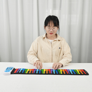 KONIX Colorful Kids Instrument Toy Piano for Sale Singing Microphone <strong>Funny</strong> Musical Keyboard Cheap Electric Mini Piano - Product Image 2