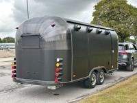 Nouvelle remorque alimentaire en fibre de verre, camping-car, camionnette, chariot à glaces, chariot à hot-dogs, chariot à café, grande remorque alimentaire commerciale vintage, modèle T ORANGE