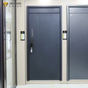 Porte d'Ingresso di Sicurezza Girevoli JBDhome in Acciaio Inox, Design Moderno di Lusso per Ville e Edifici Commerciali, Resistenti al Fuoco - Product Image 2