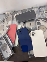 Coque de protection pour iPhone X/XR/XS/XSMax/11/12/13/14/15/16 Mini Plus Pro Max avec emplacement SIM, avec matériau et cadre central