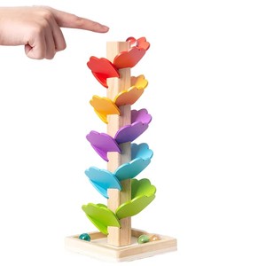 New Design Baby Wooden Rolling Ball Music <strong>Tree</strong> Montessori Educational Rainbow <strong>Marble</strong> <strong>Tree</strong> Tracking Toys for Kids - Product Image 3