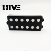 HIVE Hot-selling Practical Bass, Open Type PB Bass 6-string Double Coil Pickup for Electric Bass Guitar Accessories