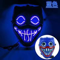 Vente chaude Halloween Décorations Carnaval Fête Mascarade Masque Cosplay Coquelicot Playtime Glowing LED Light Up Masque Pour