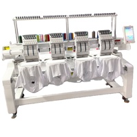 Machine à coudre et à broder industrielle de marque Computer & Motor 4 Head SIX head computer Knitting embroidery machine