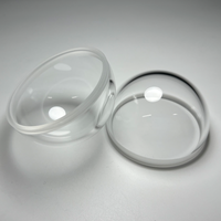 Nouveau dôme en verre optique transparent N-BK7 en quartz pour caméra sous-marine, photographie sous-marine, objectif de dôme en verre