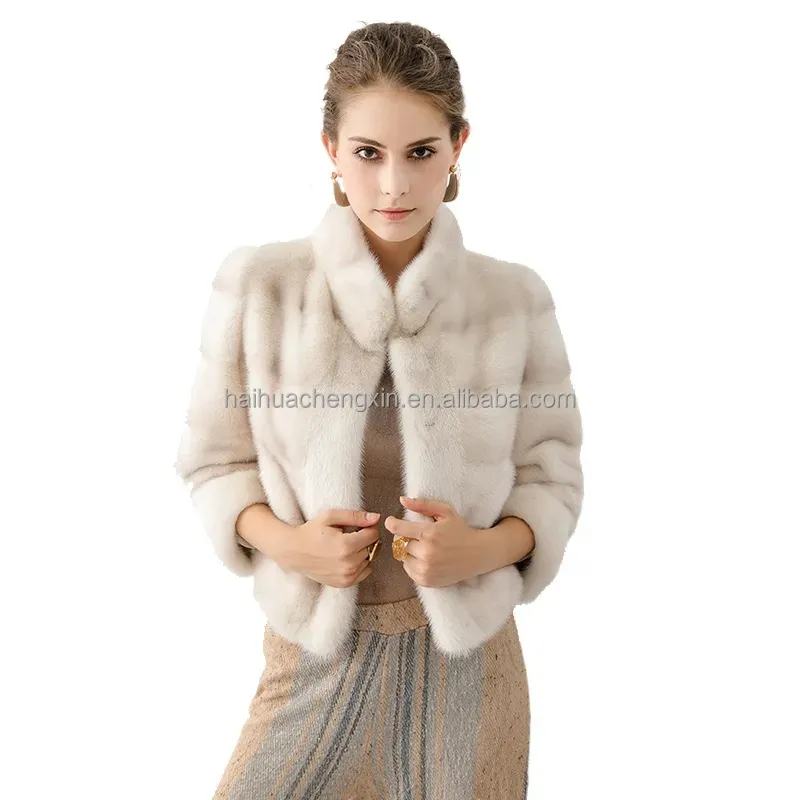 Benutzer definierte Mode Damen Winter mäntel Outdoor-Kleidung Jacken Pelz Plus Size Damen Mäntel Manteau Femme Hiver MINK JACKET 50CM