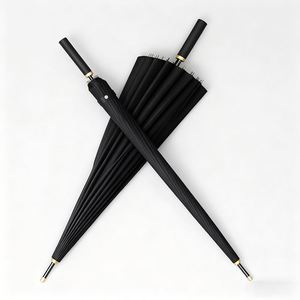 24K Golf Extra-<b>Large</b> <b>Umbrella</b> Straight Handle Classic Anti-Storm Business <b>Umbrella</b> with Logo Printing <b>Umbrella</b> High Quality - Product Image 2