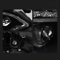 Phare HETOP W212 2010-2015 – Amélioration LED pour E200 E260 E300 W211 – Phare avant avec DRL, clignotant et lentille de projecteur – Accessoires modifiés pour Mercedes-Benz