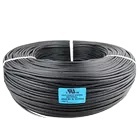 Câble d'alimentation électrique UL2547 24AWG Noir Isolé PVC Gainé Blindé Fil Câble Multi-brins Étamé Cuivre Toronné