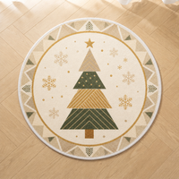 Hot Selling Christmas Home Decorations 10mm Thick Not Slip and Easy to Clean Rug Carpet Mat for Living Room Bedroom
