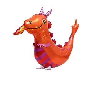 Standing Walking Dinosaur Shape Pet Foil Balloons Kids Children Gifts Walking Pet Ballon Walking Animal Balloons