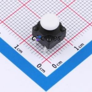 TSW08111-095B331CA-003E Tactile Switch Through hole Component THT-4P,8x8mm Switch Single Pole Single Throw Round Button 1.8N 8mm - Product Image 1