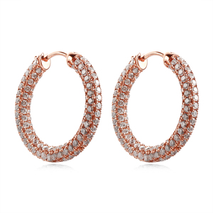 Bông tai tròn bạc 925 cao cấp phong cách retro thời thượng dành cho nữ năm <span class=keywords><strong>2025</strong></span>, kiểu dáng gió mát, thời trang, đính đá zirconia, thích hợp cho tiệc tùng - Product Image 2