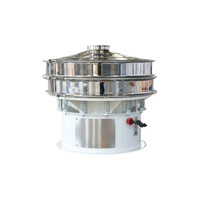 Máquina Cribadora Circular Rotatoria para Separación de Líquidos, Sólidos, Gránulos y Polvos, para Partículas de Garri de Yuca