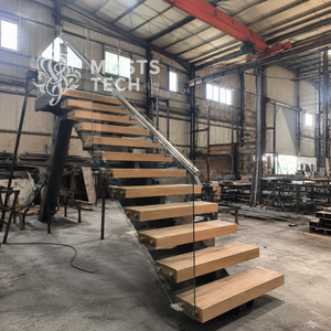 Professional Manufacturer Factory Direct Hotel Residential Building Engineering Stable Supply Custom Staircase Modern Design - Product Image 6