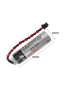 ไม่สามารถชาร์จแบตเตอรี่ลิเธียมไดซัลไฟด์คลอไรด์ 3.6V 2000mAh สำหรับ ER6VC119B <span class=keywords><strong>U0001</strong></span> ได้ - Product Image 2
