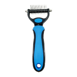 Pingte <b>Pet</b> Comb One Button Self Clean Pin <b>Brush</b> For Cat Dog Hair Removal Grooming Tool - Product Image 2