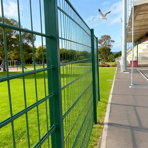 प्रत्यक्ष कारखाने बिक्री उच्च गुणवत्ता वाले क्लासिक स्टील तार जाल बाड़ आसान स्थापना वेल्डेड तकनीक वर्ग कम कीमत धातु काटने - Product Image 6