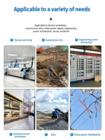 Cable ABC Duradero de Primera Calidad con Núcleo de Aluminio Trenzado ACSR, Voltaje Nominal de 1-35KV, Aislamiento XLPE/PVC, Uso Subterráneo, Monofásico