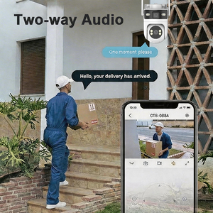 กล้อง WiFi กลางแจ้งแบบเลน<span class=keywords><strong>ส</strong></span>์คู่, กล้องรักษาความปลอดภัยไร้<span class=keywords><strong>ส</strong></span>าย<span class=keywords><strong>ส</strong></span>ำหรับสัตว์เลี้ยง, กล้องดูเด็กพร้อมระบบตรวจจับ AI, มองเห็นในเวลากลางคืน, <span class=keywords><strong>ส</strong></span>นทนาได้ 2 ทาง, แอป HiEasy - Product Image 4