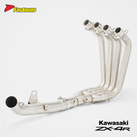 Système d'échappement complet pour moto Kawasaki ZX4R en acier inoxydable, prix de gros usine Forsound, collecteur et silencieux