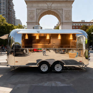 Grand Food Truck Moderne Remorque à Chevaux <span class=keywords><strong>Pizza</strong></span> Hot Dog Burger Doner Kebab Poulet Frit Food Trailer avec Équipement de Cuisine Complet - Product Image 2